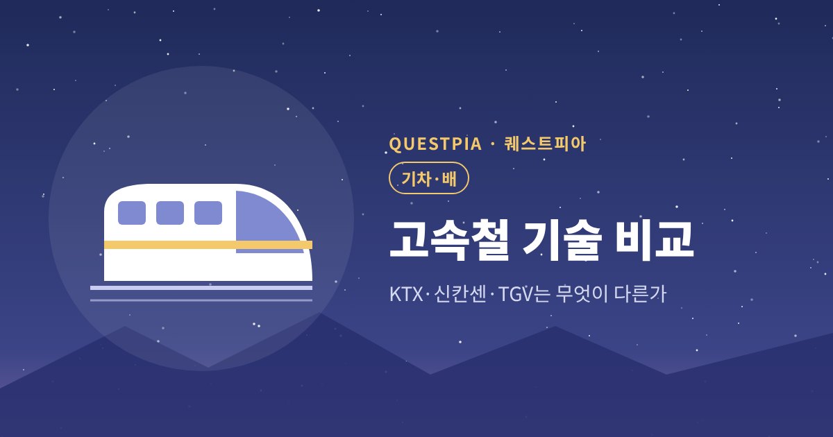 퀘스트피아 고속철 기술 비교 대표 이미지
